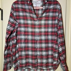 Frank & Eileen Red, White & Black Plaid Button-Up Shirt